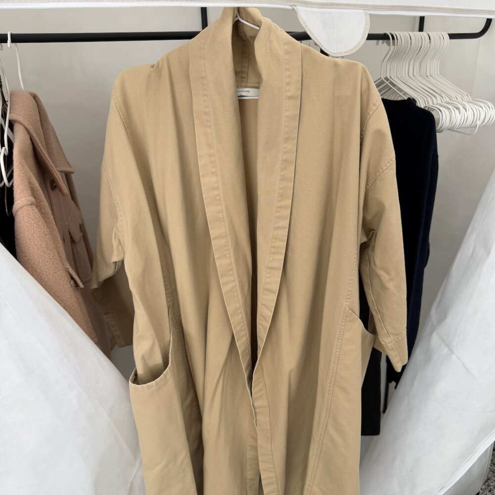 Elizabeth Suzann Clyde Trench - Cotton - Khaki - Size S